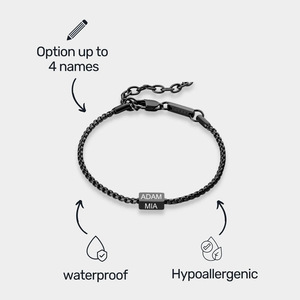 <span class=keywords><strong>Bracelet</strong></span> personnalisé en acier inoxydable électroplaqué, gravé au laser, élégant et tendance, à faire soi-même - Product Image 3