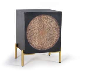 Mesita de Noche Moderna de Madera con Cajón de Almacenamiento, Mueble de Dormitorio, Mesa Auxiliar para el Hogar, Sala de Estar, Hotel - Product Image 1