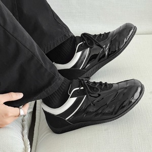 Zapatillas Deportivas para Hombre con Aumento de Altura, Parte Superior de Microfibra Transpirable, Cierre con Cordones Iluminados, Entresuela de Goma, para Primavera - Product Image 5