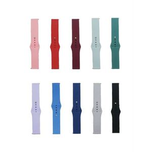 Bracelet universel en silicone pour montre intelligente, 22 mm, coloré, bracelet de remplacement pour appareils portables - Product Image 1