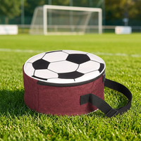 Sac isotherme pliable grande capacité en tissu Oxford imperméable, forme ballon de football, idéal pour l'extérieur - Vente chaude