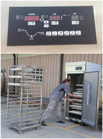 Machine de fermentation commerciale RM de type spray pour boulangerie, donuts, pizza, pain, pâte, armoire, four