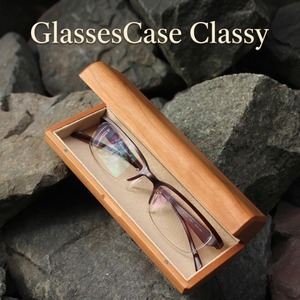 Handmade AI <b>glasses</b> box Wooden Eyeglass <b>Case</b> with Soft Interior Lining Hinged <b>Glasses</b> Storage Box in Natural Wood - Product Image 6