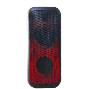 LINGE Woofer 8'x2 800W max LG-838B party box 300 Bass Portable Karaoke Speaker Wireless Party box Speaker with LED