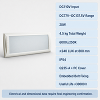Plafonnier LED encastré SHIZI pour voies ferrées, en aluminium 6063-T5 et PC, IP30, pour transport, OEM, ODM, vente en gros, tension personnalisable pour trains et métros