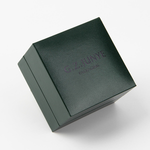 Wholesale Green Pu Leather Watch Set Men Gift <strong>Box</strong> Custom Luxury Travel Pu Leather Watch <strong>Box</strong>
