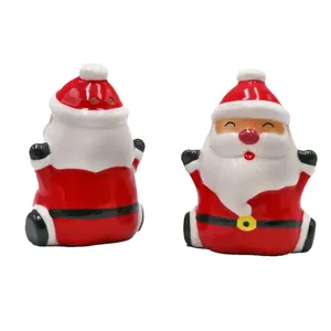 EXTRAWORLD Ornement de Noël en céramique colorée nordique, décoration de bureau de Noël européenne, taille personnalisée, cadeau - Product Image 3