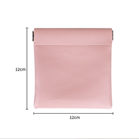 Pochette cosmétique en cuir PU de luxe personnalisée avec fermeture magnétique pour promotion