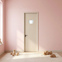 Porte composite moderne en bois massif et polymère, résistante aux déformations, insonorisée, avec cadre réglable, taille personnalisable, pour chambre et hôtel