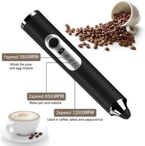 Mixeur Électrique Portable en Acier Inoxydable Écologique pour Œufs et Mousse de Lait avec Batterie 1200 mAh – Offre Spéciale - Product Image 2