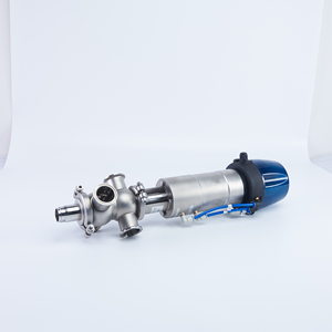 Sanitaire En Acier Inoxydable à 4 Voies Double Siège Vannes Anti-Mélange - Product Image 6