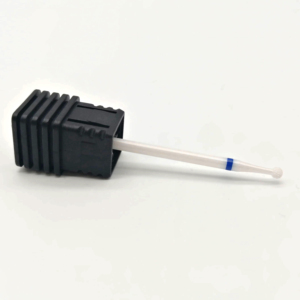 หัวเจียรเล็บเซรามิคทรงกลมแบบตัดไขว้ OEM สำหรับล้างเจล ทำเล็บ ตัดหนังกำพร้า หัวเจียรโรตารี่สำหรับร้านทำเล็บ - Product Image 4