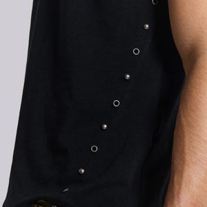 T-shirt en jersey de coton personnalisé avec logo OEM, coupe ajustée, manches courtes, pour homme, style streetwear, imprimé, unisexe, t-shirt ajusté pour homme - Product Image 6