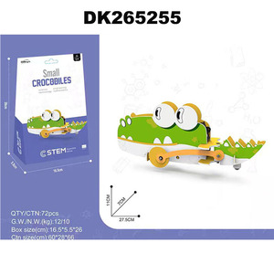 STEM Jouet éducatif électronique Puzzle 3D Planche à roulettes Dinosaure DIY Aspirateur - Product Image 5