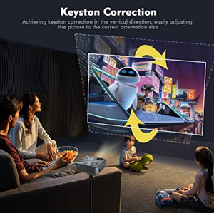 Kích thước lớn LCD C9 không dây Wifi 6 Beamer 1080P hỗ trợ 4K Home theatre HD <span class=keywords><strong>VGA</strong></span> USB Video xách tay LED chiếu - Product Image 5