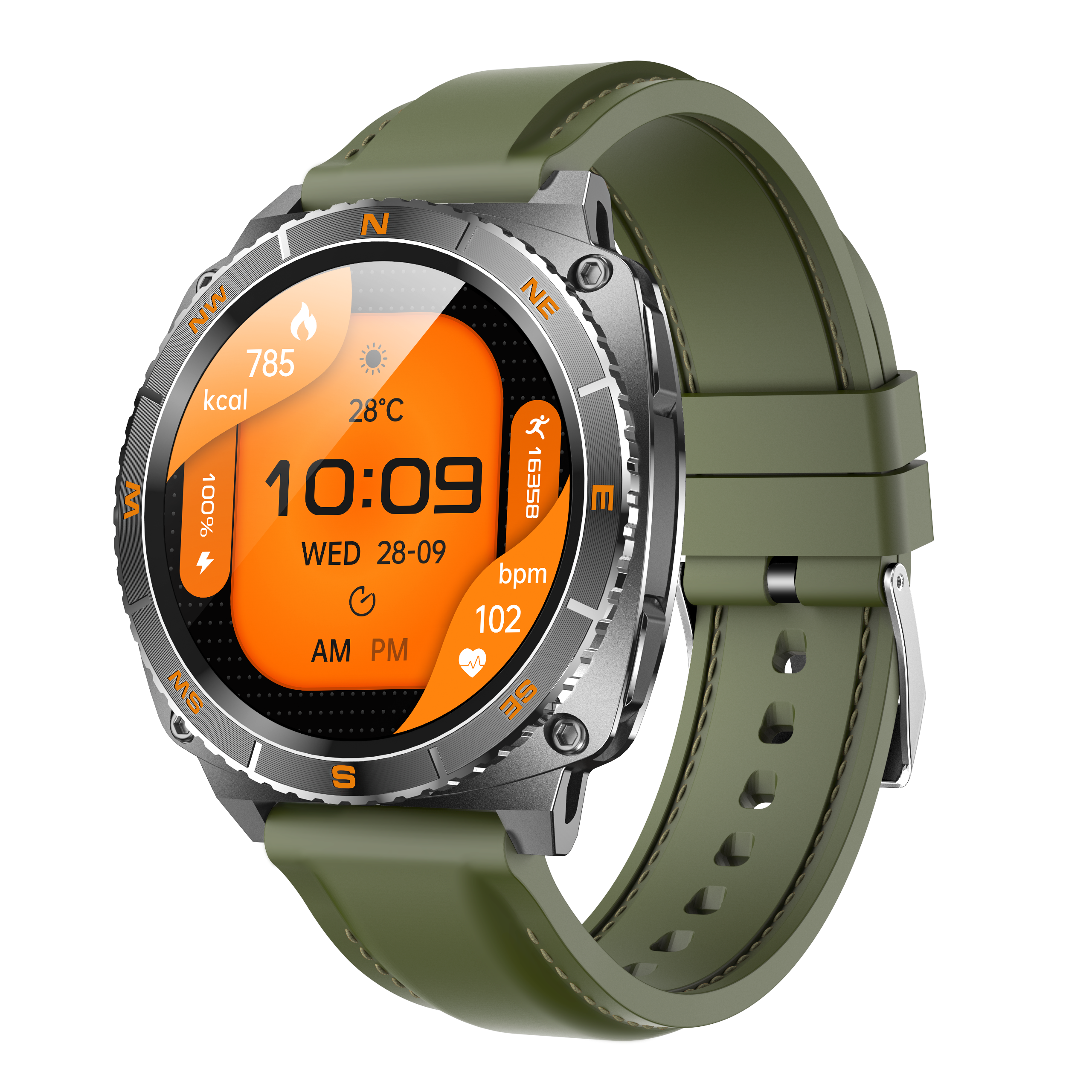 LC319 Relojes Smartwatch BT Call Rotating Bezel 1.43'' Amoled Chatgpt Heart Rate IP68 Waterproof Men Sports Smart Watch