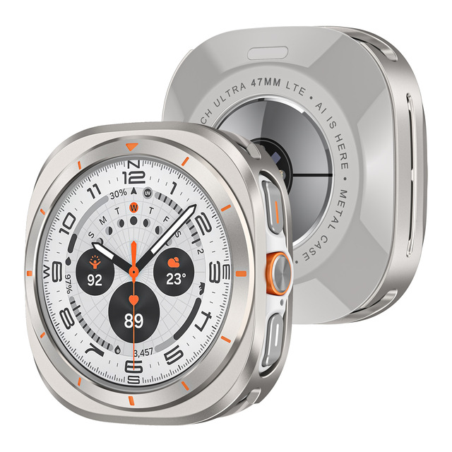 Suitable for Samsung Galaxy Watch 7 Ultra Original Protective case 47mm Metal Plating Samsung Watch case