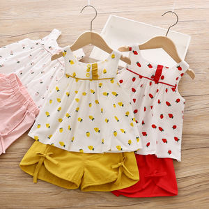 Máquina de Impresión de Camisetas de Vinilo, Conjunto de Verano para Niños, Conjuntos de Fresa para Niños Pequeños de Tienda Mayorista en Línea - Product Image 5