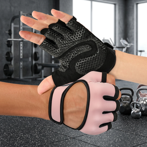 Guantes Tácticos de Medio Dedo para Gimnasio y Fitness, Entrenamiento al Aire Libre, Ligeros, con Carcasa Rígida, Antideslizantes, para Ciclismo Deportivo, con Absorción de Impactos - Product Image 4