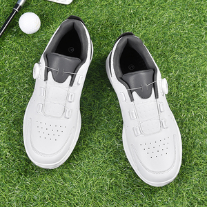 Zapatos de Golf para Exteriores con Cordones Retráctiles Automáticos, Impermeables, Cómodos, con Tacos Antideslizantes y Perillas Transpirables - Product Image 4