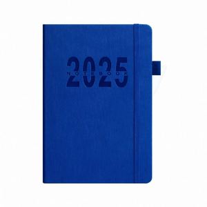 Carnet de notes à couverture rigide en cuir PU A5 B6 avec logo personnalisé, reliure parfaite, carnet de mots de passe - Product Image 3