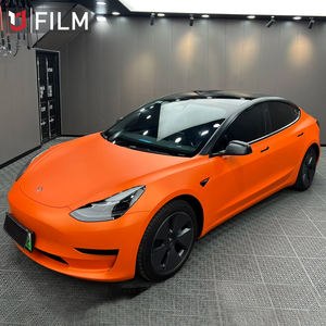 Venta al por mayor 1,52*17m sin burbujas de aire Super estirable naranja mate vinilo coche envoltura cuerpo completo mate <span class=keywords><strong>carreras</strong></span> naranja envoltura coche vinilo - Product Image 4