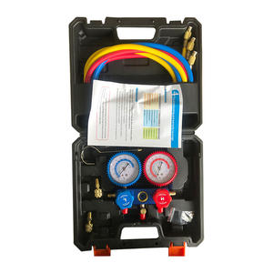 Refrigeração Ferramentas 2.5CFM 1/4HP Bomba De Vácuo com Maifold Gauge Set R410AR22R12 - Product Image 3