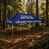 Tente pliante en toile imperméable de haute qualité, marque TMT, modèle TMT 10x20, pour extérieur, avec structure en acier, gazebo pour salons professionnels et événements