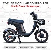 Kit de mise à niveau pour trottinette électrique : Moteur brushless 800W, contrôleur modulaire 12 tubes, tableau de bord LCD, pneus sous vide 142,75, antivol