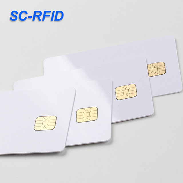 ISO7816 SLE4442 PVC Smart Chip Blank Card RFID Contact IC Card Manufacturer with 13.56MHz Frequency for Membership Application