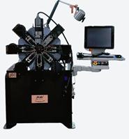 Machine à ressort sans cames CNC automatique à 12 axes avec moteur et diamètre de fil de roulement 0.4 ~ 2.3mm CNC