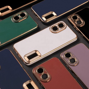 Sang Trọng Tempered Glass Mạ Trường Hợp Đối Với Samsung S21 Siêu S22 Cộng Với Mềm Khung Máy Ảnh Ống Kính Bảo Vệ Điện Thoại Bìa Cho <span class=keywords><strong>Galaxy</strong></span> S21 - Product Image 5