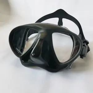 Low Volume Professional Diving Mask Scuba Diving Goggles Snorkeling Mask Tempered Glass Frameless Mask