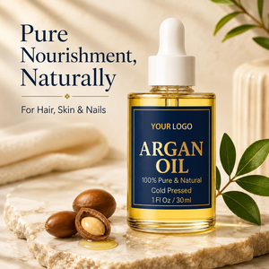Sérum à l'huile d'argan personnalisé en vrac, hydratant nourrissant, huile d'argan marocaine biologique pour le soin du visage, des cheveux et du corps - Product Image 2