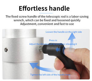 Heyrv Rv Tafelpoot Afneembare Aluminium Caravan Tafelpoot 453-741Mm Hoogte Bereik Tafelvoetstuk - Product Image 4