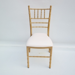 Moderno oro Chiavari boda muebles nuevo estilo duradero sillas de metal para hoteles comedor y uso al aire libre al por mayor disponible - Product Image 2