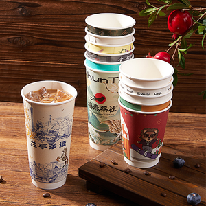 Gobelet en papier à double paroi jetable personnalisé avec logo pour boissons chaudes 8/12/16/20oz, gobelet en papier pour café avec couvercle - Product Image 6