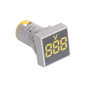 CE AD16 22mm Square mini LED indicador luz voltaje medidor <span class=keywords><strong>digital</strong></span> <span class=keywords><strong>AC</strong></span> voltímetro - Product Image 1