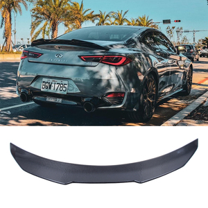 สำหรับ Q60 Q60S คูเป้สไตล์ PSM2คาร์บอนไฟเบอร์สปอยเลอร์ท้ายรถปีก2013-2023 - Product Image 1