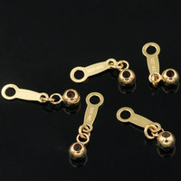 Songfu Personnalisé En Gros 14K Or Rempli Bijoux Accessoires Fermoir pour Bracelet et Collier Marquage