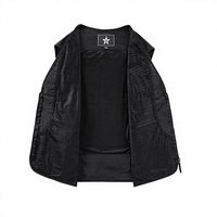 Gilet cargo multi-poches personnalisé avec logo, imperméable et coupe-vent, pour homme, idéal pour l'hiver, la pêche, le travail, le safari, les voyages et la photographie.