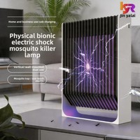 Nieuwe USB Drie-in-één Niet-giftige Draagbare Muggenverjager Huishoudelijke Fotokatalytische Elektrische Schok Oplaadbare Muggenlamp