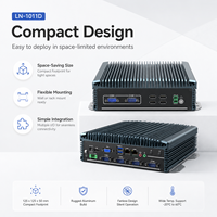 Mini PC Compacto con CPU I7-8550U/I3-1215U/I5-1235U, LAN, USB, COM, HD, VGA, SSD Opcional, Windows/Linux para Control de Puerta de Enlace