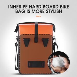 Sac de porte-bagages arrière imperméable WEST BIKING pour vélo, grande capacité, sacoche de voyage, sacoche de rangement pour vélo - Product Image 5