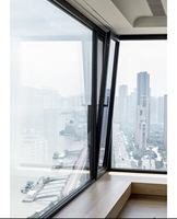 Ventana Plegable de Aluminio con Doble y Triple Acristalamiento de Acero Inoxidable CE