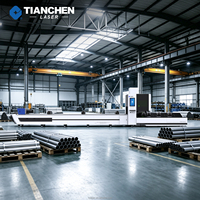 Machine de découpe laser à fibre CNC économique de 6 m, 1500 W, 2000 W, 3000 W pour la découpe de tuyaux métalliques pour les petites entreprises