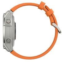 GPS Smartwatch mit AMOLED-Bildschirm, IP68 Wasserdicht, Silikonarmband, Herzfrequenz- und Blutsauerstoff-Monitor, Schlaftracking für Anrufe 5-10
