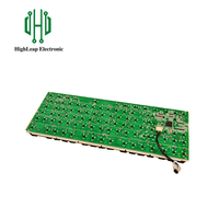 60% 80% QMK Qmk melalui kustom Rgb Backlit hotswap Keyboard mekanik Pcb