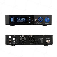 Système de monitoring intra-auriculaire sans fil professionnel TNH IEM-ER102 UHF 1 canal pour scène et enregistrement en direct