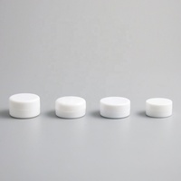 Pot cosmétique blanc portable en plastique avec couvercle à vis, 1g, 2g, 3g, 5g, pour crème visage, pommade, échantillon, ou contenant pour nail art, personnalisable